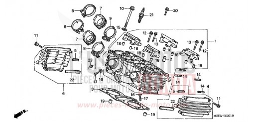 CULASSE (ARRIERE) VF750CX de 1999